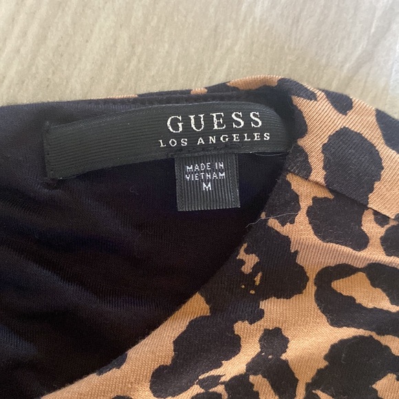 Guess leopard print dress quarter sleeve - Picture 3 of 3